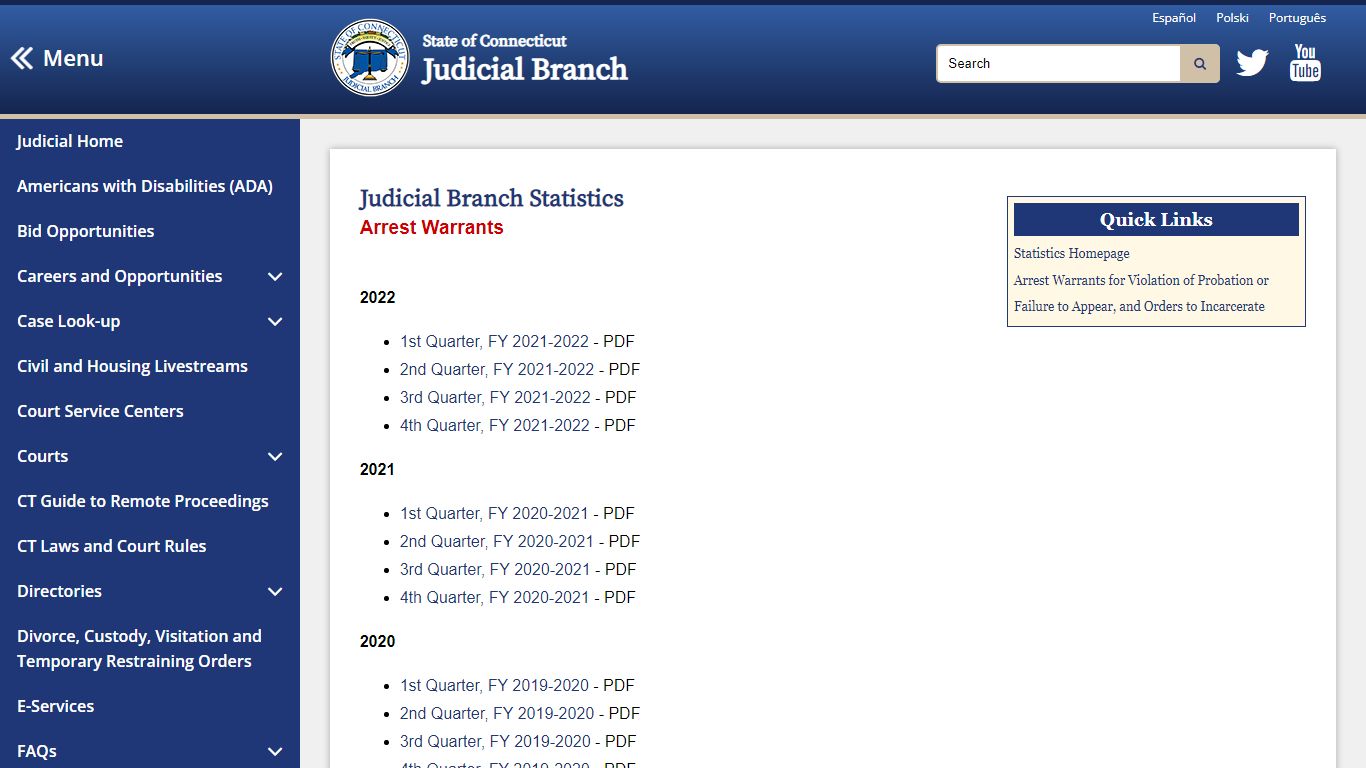 Arrest Warrants - CT Judicial Branch